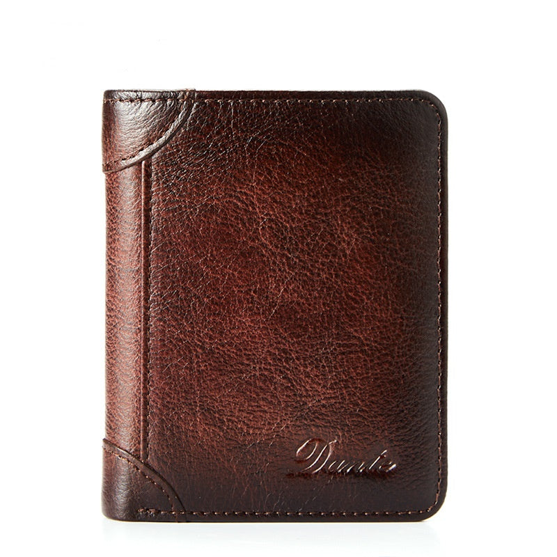 30% KEDVEZMÉNY👝✨ Új férfi lopásgátló pénztárca valódi bőrből