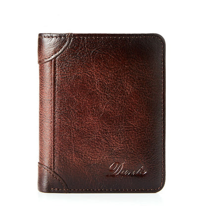 30% KEDVEZMÉNY👝✨ Új férfi lopásgátló pénztárca valódi bőrből