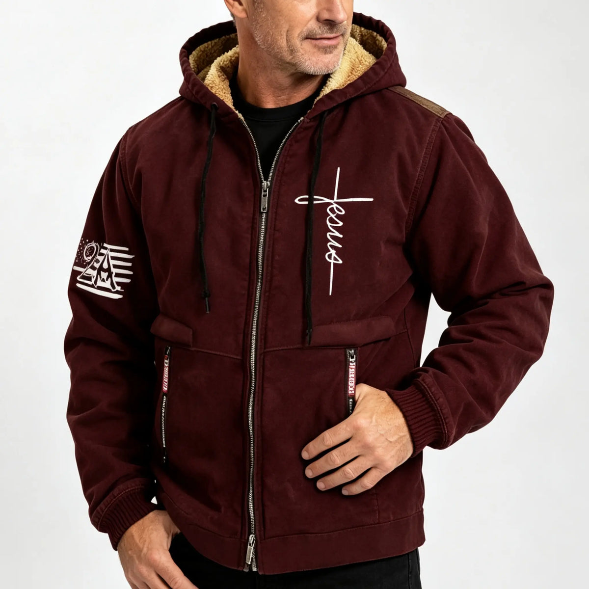 🔥🔥【S–5XL】Férfi vastag polár kabát – meleg, kényelmes és hétköznapi stílus