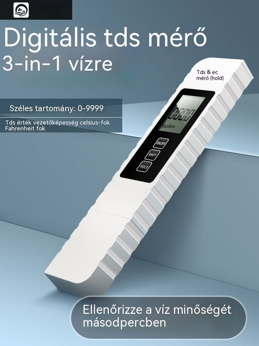 💧Vásárolj 1-et, kapsz 1-et ingyen🔍 3 az 1-ben digitális TDS vízmérő – Ellenőrizd a vízminőséget másodpercek alatt ✨