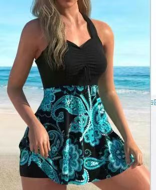 🏖️👙🌴【S-6XL】Elegantne kopalke s potiskom za večje velikosti
