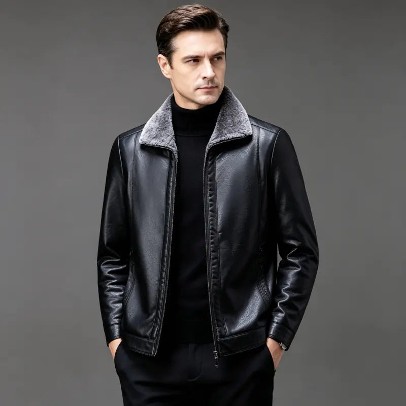 🔥【Kiárusítás】🔥【M-3XL】🖤2026 Férfi téli puha, vastag báránybőr kabát, hétköznapi viselet