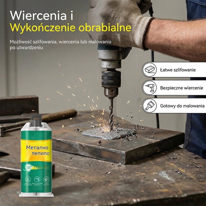 【Zestaw 3 sztuk】 Tylko 99 zł 🔥50% zniżki przez ograniczony czas! 🛠️ Mocny klej AB do naprawy metalu