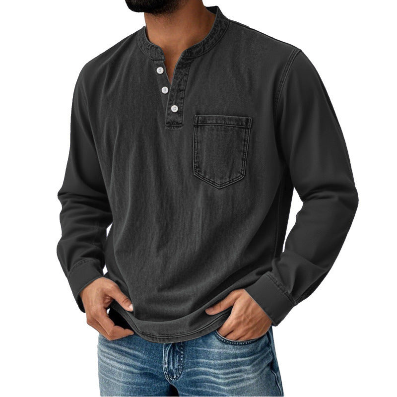 👔 【S-5XL】Męskie, casualowe, modne koszulki na wiosnę/lato