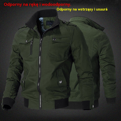 👍🔥 [M-5XL] Nowa męska kurtka wojskowa, gruba, wysokiej jakości, ciepła
