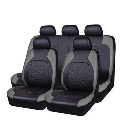 🚗🚗🤩 Uniwersalny zestaw pokrowców na fotele samochodowe z miękkiej skóry z oddychającą siateczką ✨ Szybka wysyłka, ograniczona oferta, dostępny zapas – Nie przegap