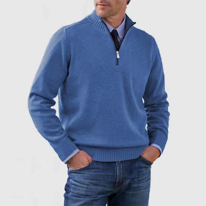 ✔😃【L-5XL】Népszerű meleg cipzáras pulóverek ősszel és télen