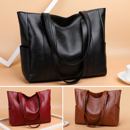 ✨👜【Nagy kapacitású】Női puha bőr válltáska