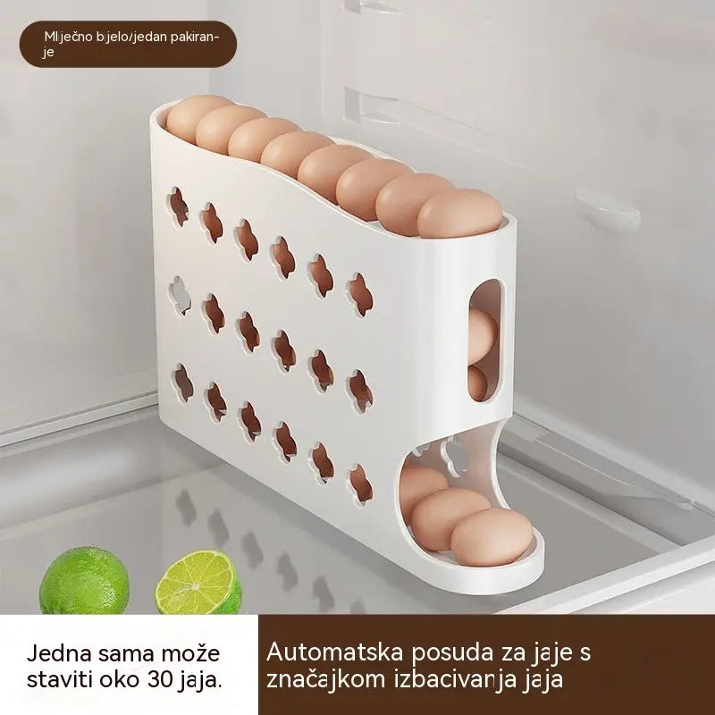💥🥚Élelmiszeripari minőségű, csúsztatható tojástartó doboz