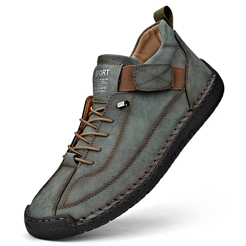 【38-48】Outdoor alkalmi lábbeli munkaruha varrott cipő férfi cipő-4350691