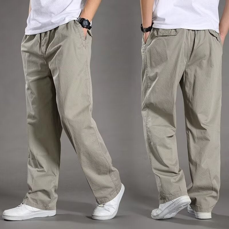 😎👖【Különleges ajánlat🔥】Férfi nagyméretű, casual cargo nadrág – bő és kényelmes