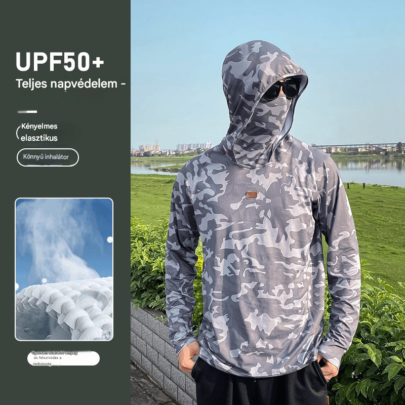 🔥🎏【M-5XL】Férfi nyári UV-védő kabát / horgászkabát, ideális kültéri munkához és napvédelemhez.