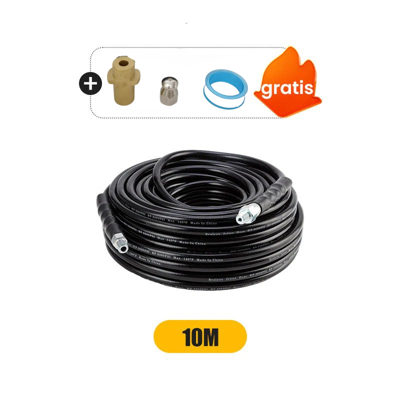 💦 50% KEDVEZMÉNY MOST! 🚿 5800 PSI csatornatisztító készlet – nagynyomású fúvóka és tömlő eltömődött csatornákhoz/csövekhez 🔧📦