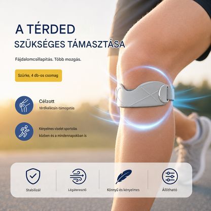 4 darab 9900 Ft🏃‍♀️ Sport térdrögzítő👉 A térdnek időre van szüksége. Ez a tapasz megadja neked.