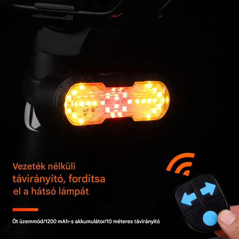 😀【50% kedvezmény】Új multifunkcionális vezeték nélküli kürt távirányítós irányjelzőkkel