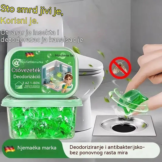【Második termék féláron】3 doboz (150 tabletta) – 🔥🎉 Bioenzim kapszulák a csatornaszagok eltávolítására.