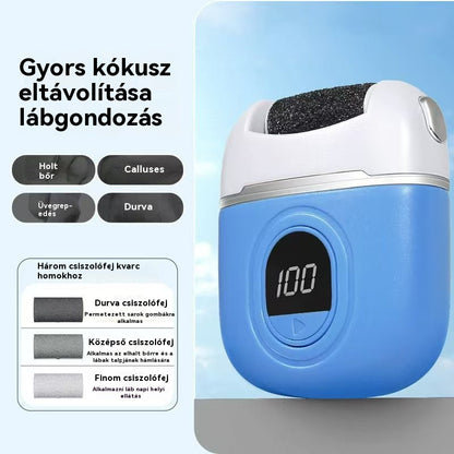 🦶🛁✨ Új elektrós lábcsiszoló, halott bőr eltávolítása a hasadékokból, pedikürhez szánt elektrós lábcsiszoló