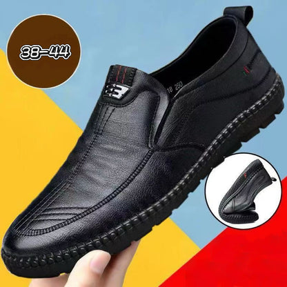 👞 Férfi cipők puha, természetes bőrből - Teljes kényelem érett férfiaknak