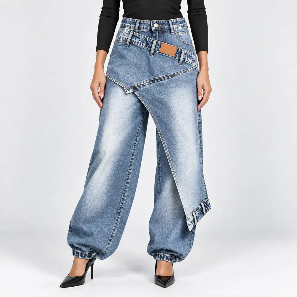 👖【XS-3XL】Stílusos és kényelmes, bő szárú farmer ✨💞