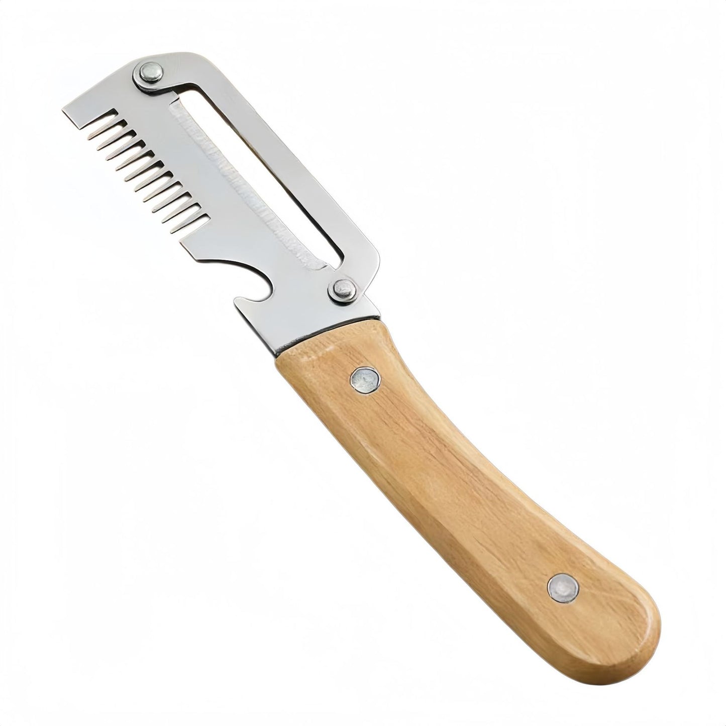 ✅【Kupi 1, prejmi 1 brezplačno】🧅🔪 Večnamenski kuhinjski lupilec 3 v 1: lupi, reže in odpira pokrovčke steklenic! 🔥