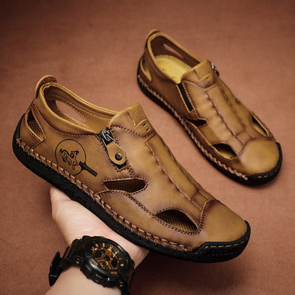 【Buty męskie sprzedają się dobrze】【38-48】2026 Nowe, oddychające, wydrążone sandały męskie na co dzień w dużych rozmiarach