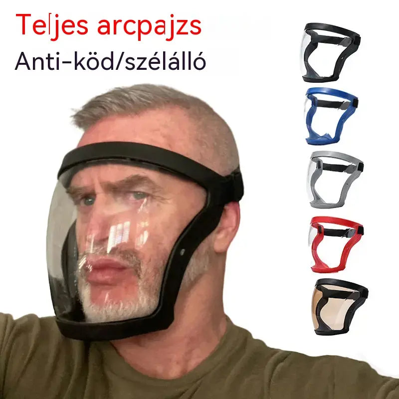💥【50% kedvezmény】Nagy felbontású átlátszó védőmaszk (további védőpamutszűrő 20db)