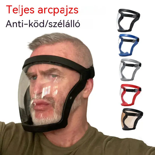💥【50% kedvezmény】Nagy felbontású átlátszó védőmaszk (további védőpamutszűrő 20db)