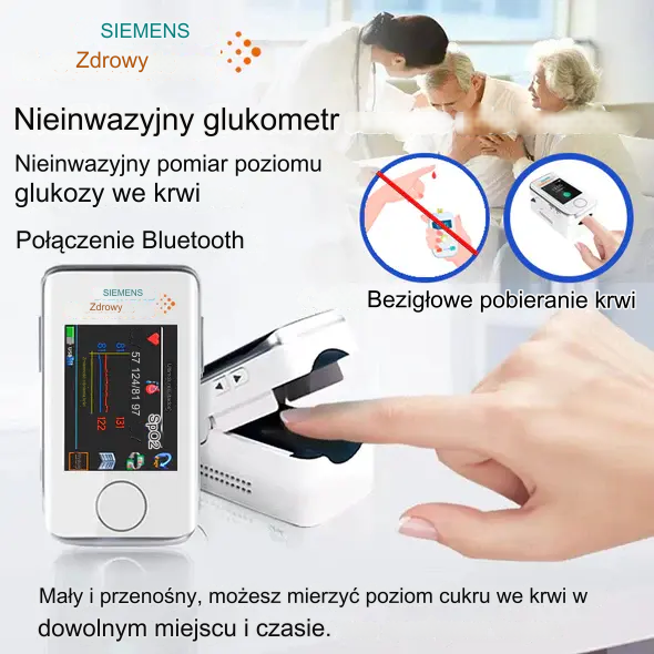🎉Precyzyjny nieinwazyjny oksymetr