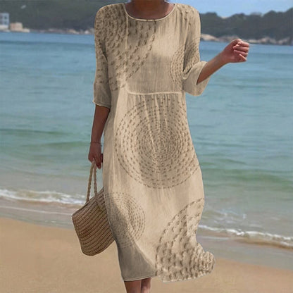 👗 Utolsó nap 50% kedvezmény! 【XS-4XL】Elegáns nyári ruha, légáteresztő, kényelmes, karcsúsító, minden alkalomra.