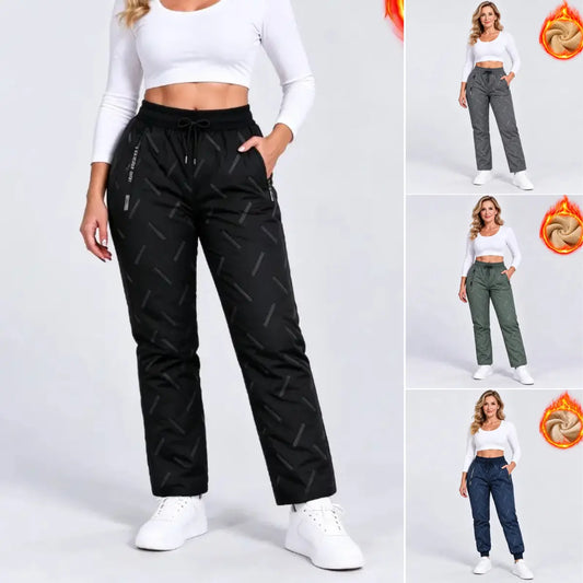🔥【XXS-3XL】Női polárbéléses termonadrág, vízálló és szélálló