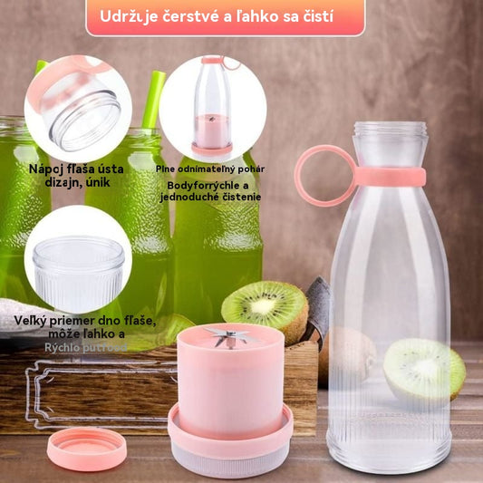 ✨🍎Hordozható gyümölcscentrifuga – Vidd magaddal bárhová, és élvezd a friss, egészséges gyümölcs- és zöldségleveket bármikor.