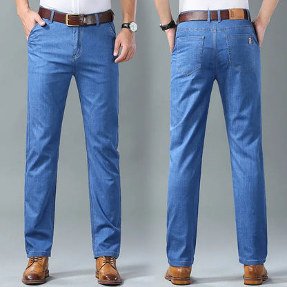 👖👖2026-os egyszerű, lezser és sokoldalú férfi nagyméretű farmer👍