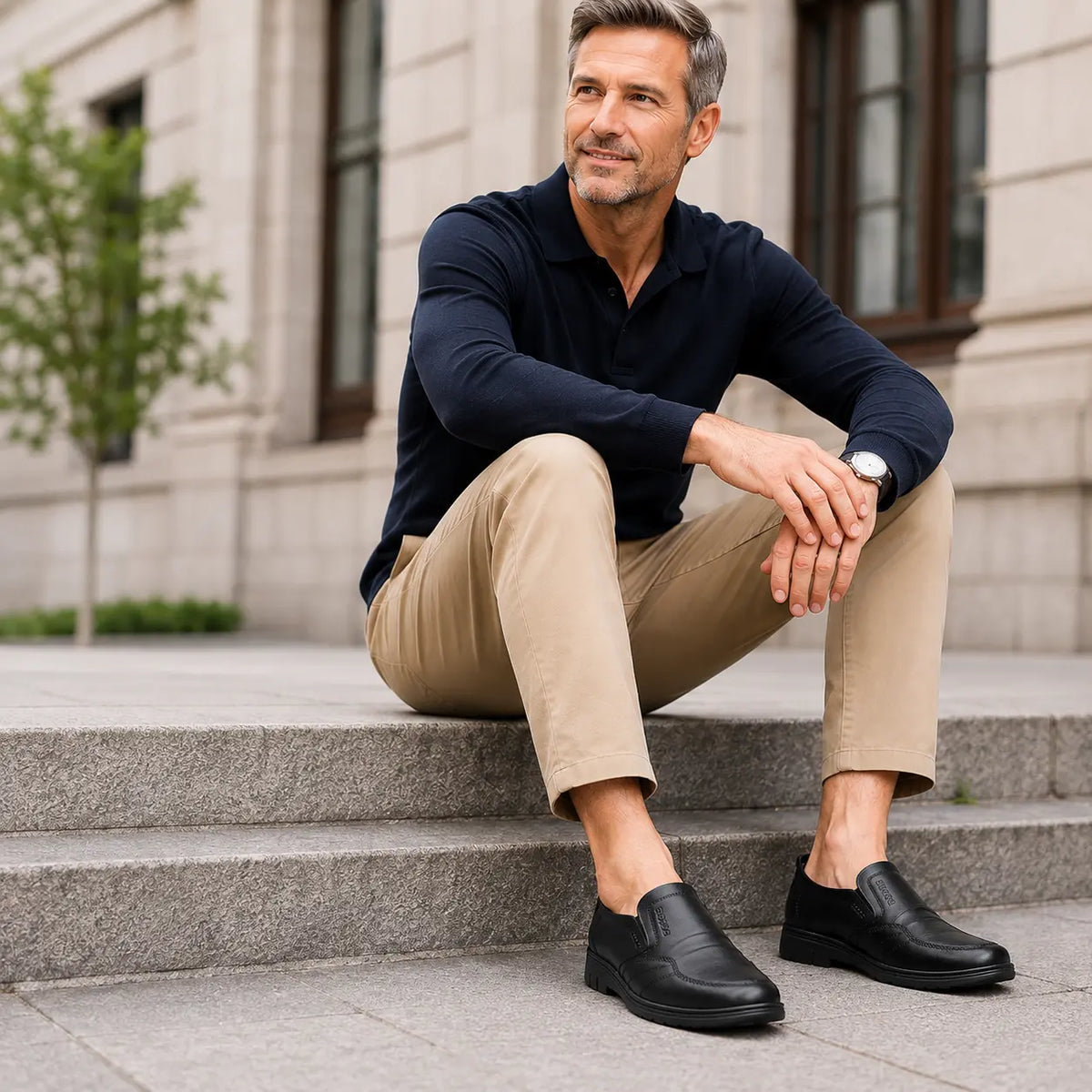 🔥【39-44】👞 Valódi bőr férfi üzleti cipő, puha és kényelmes talppal, különféle alkalmakra alkalmas.