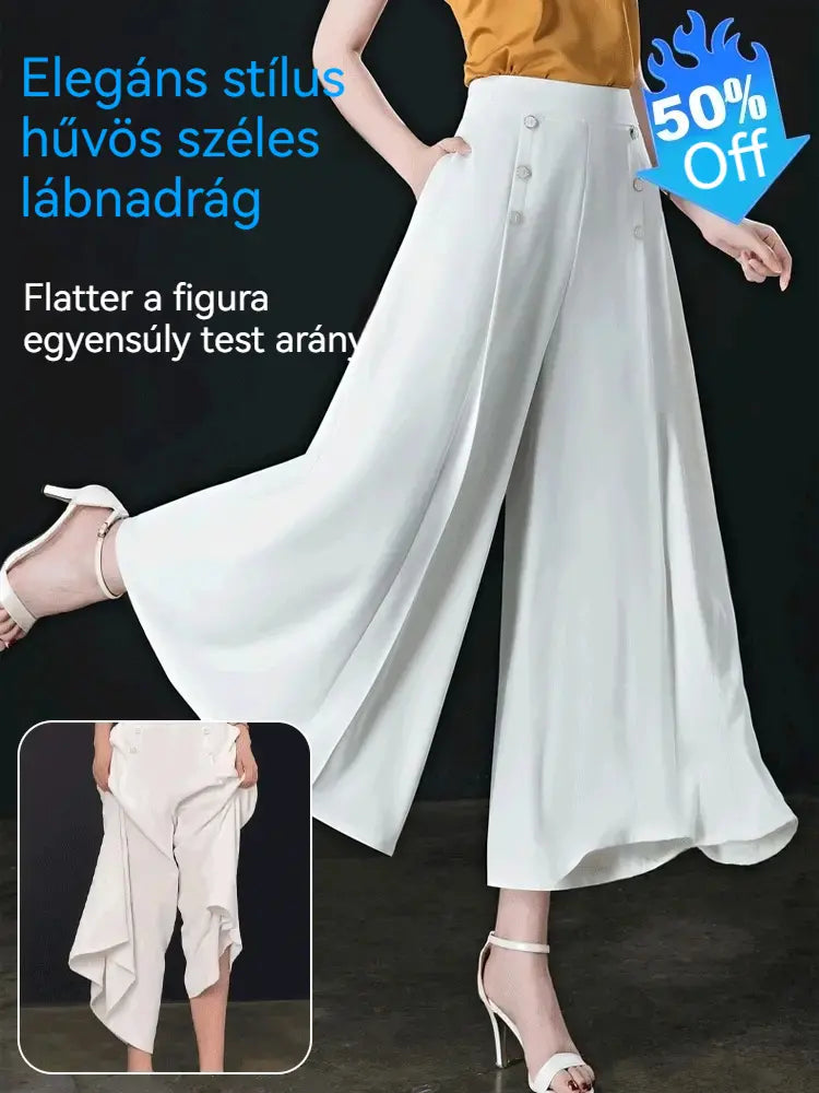 🔥 Időkorlátos 50% kedvezmény 💖【M–5XL】Női magas derekú, bőszárú szoknya – tavaszi és nyári stílus