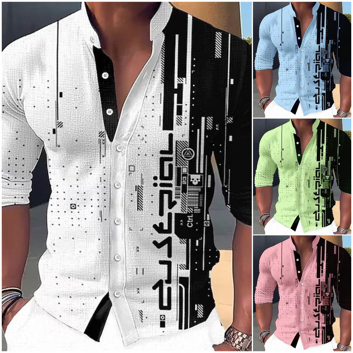 🔥 [Méret S–6XL] 👔 2026-os modell férfi pamut ing