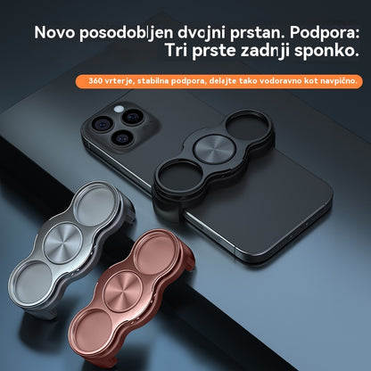 🔥Trijeprstni zadnji obroček s sponko se vrti in zloži v stojalo za telefon Specifikacije