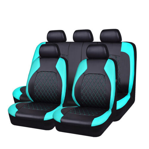 🚗🚗🤩 Uniwersalny zestaw pokrowców na fotele samochodowe z miękkiej skóry z oddychającą siateczką ✨ Szybka wysyłka, ograniczona oferta, dostępny zapas – Nie przegap