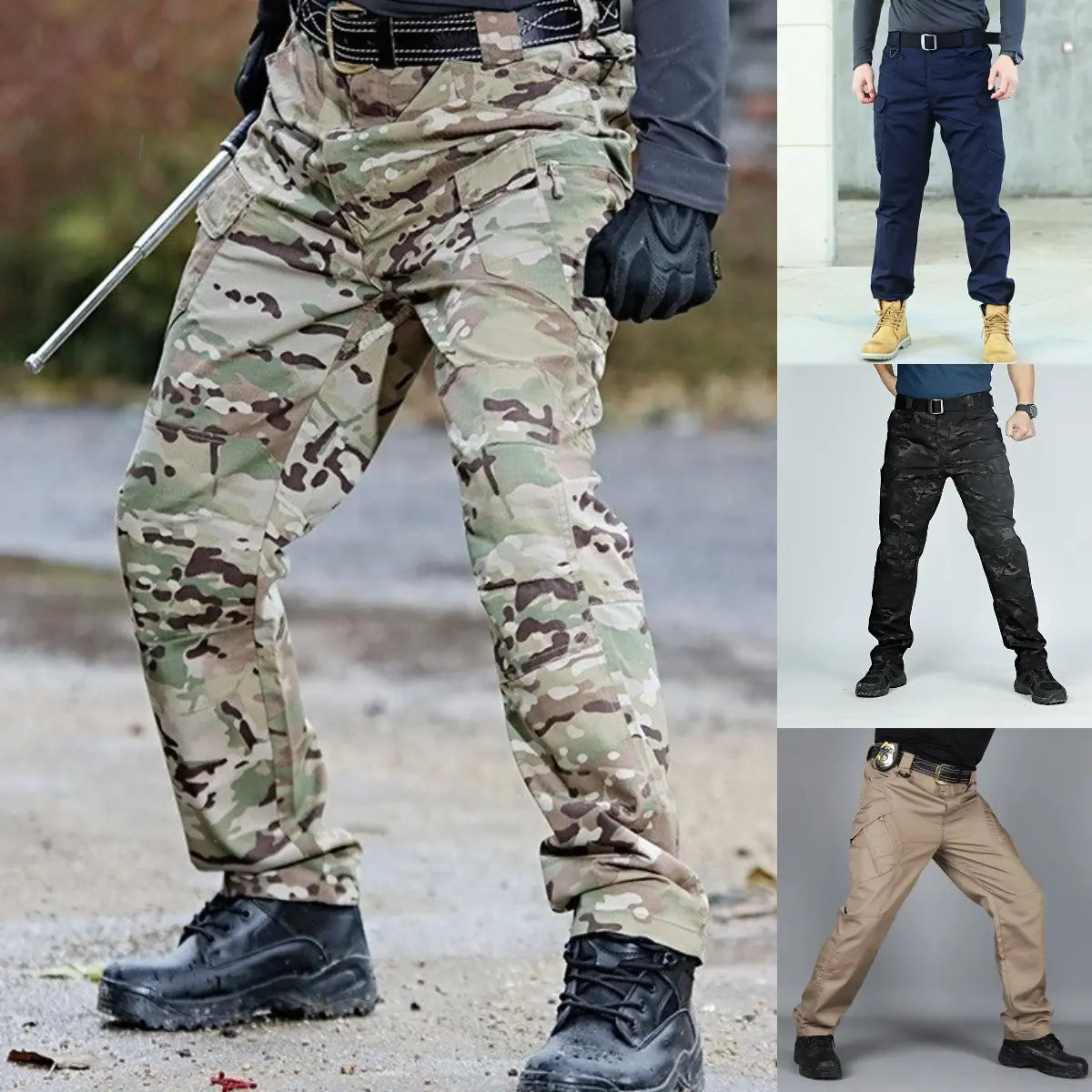 💥🔥【S–6XL｜40–105 kg】Férfi munkanadrág · Katonai stílusú, strapabíró hosszúnadrág