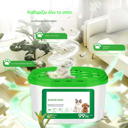 🔥【Αγοράστε 1 και πάρτε 1 δωρεάν】 ΠΡΟΣΦΟΡΑ 2026 - Μαγικό κουτί για την εξάλειψη των τριχών και της οσμής των κατοικίδιων στο σπίτι