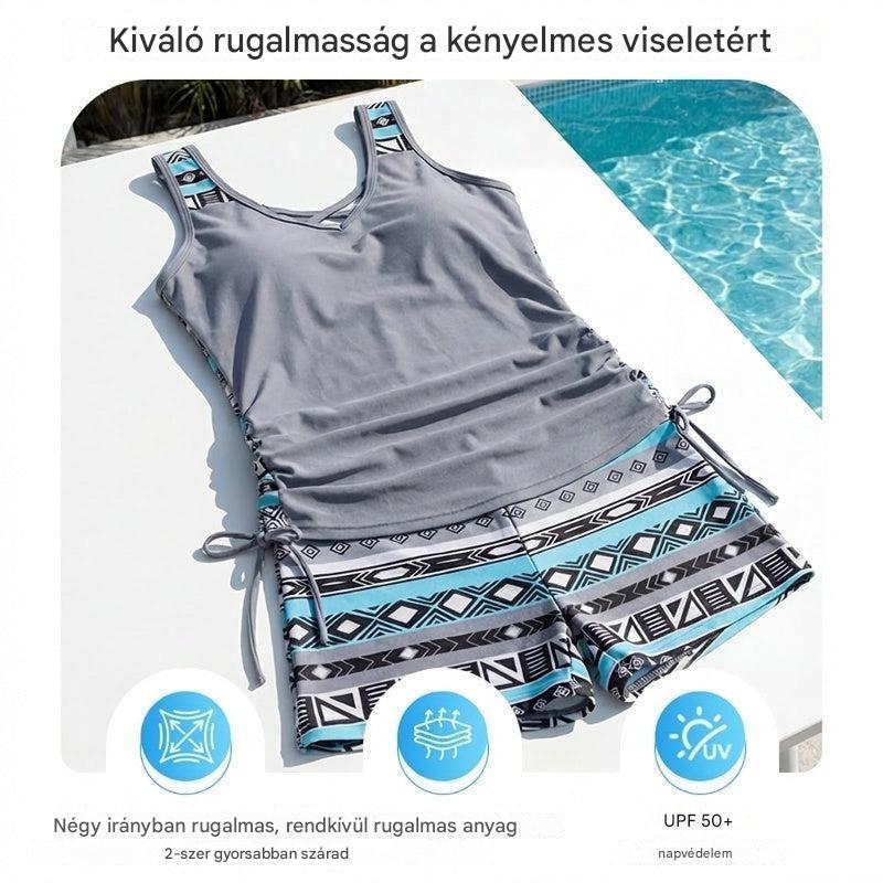 🔥 Tarol 🔥 Új női mintás kétrészes fürdőruha