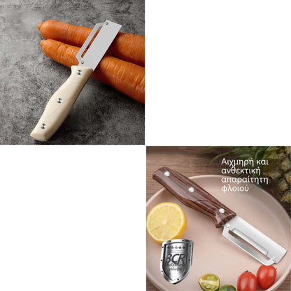【Αγοράστε 1 Πάρτε 1 Δωρεάν】🔪🍽️ Πολυλειτουργικός Αποφλοιωτής Κουζίνας 4 Τεμαχίων
