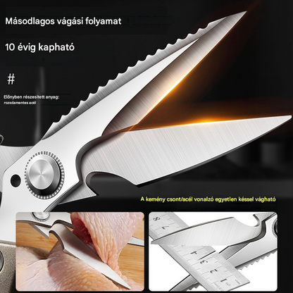 🔥Új fejlesztés🍖 Többfunkciós, nagy teljesítményű konyhai olló ✂️👨‍🍳