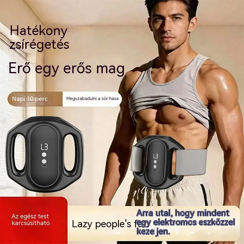 Hasi zsírégető és masszírozó készülék – Állítható elektromos öv hasra és derékra, izomtónusra, sörhas eltávolítására