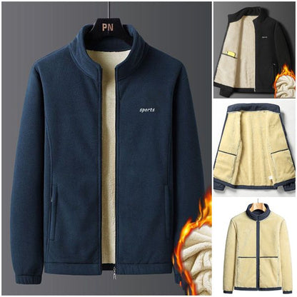⛄【M-5XL】Új őszi-téli férfi vastag báránybőr dzseki, meleg, kényelmes és szélálló, téli alapdarab