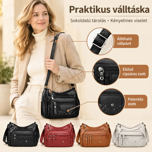 💥👜2026 új, nagy kapacitású puha bőr válltáska/crossbody táska