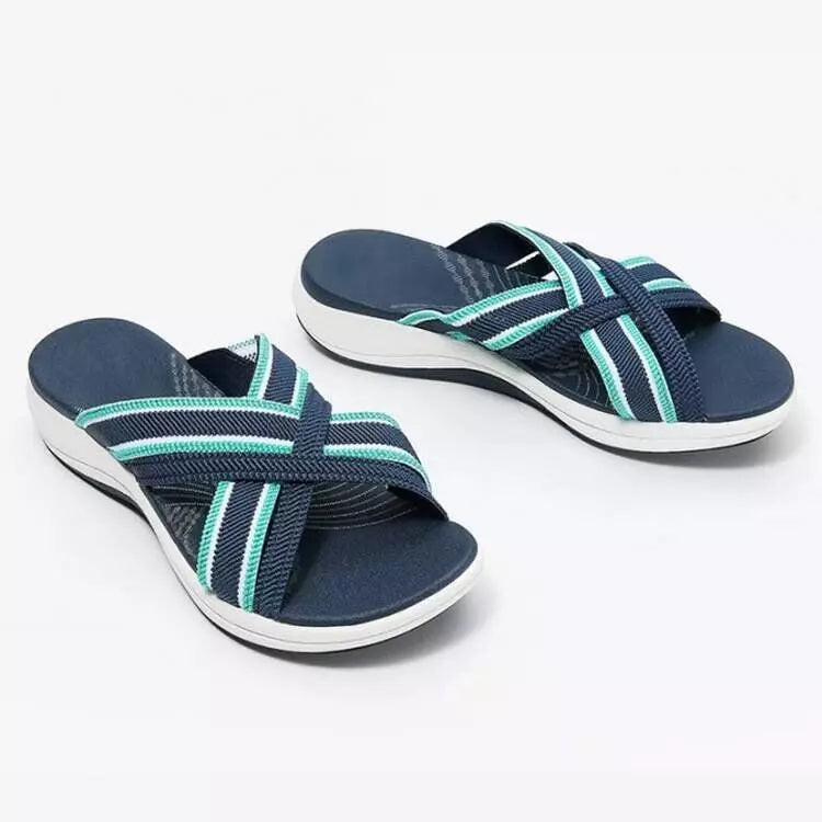 👡【35-43】Női nyári nagy méretű platformos ortopéd szandálok.