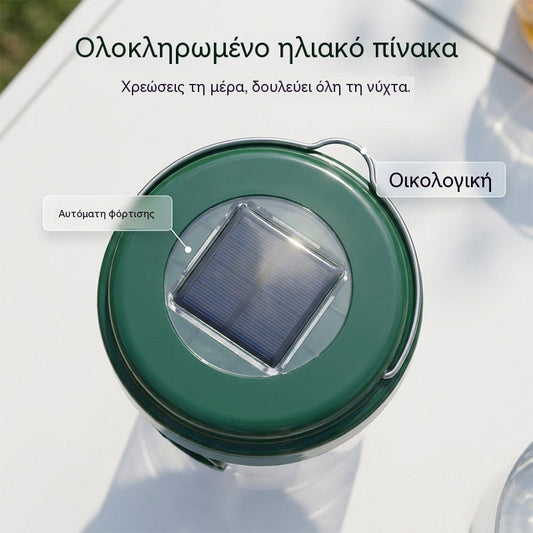 🐝☀️ Ηλιακή παγίδα σφηκών για βεράντα και κήπο 🔋🌿 – αποτελεσματική, επαναφορτιζόμενη και ανθεκτική στις καιρικές συνθήκες – χωρίς χημικά, για έως και 500 τ.μ. – εξοικονομήστε τώρα!
