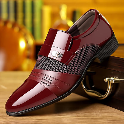 👞50% kedvezmény💁‍♂️【38-48】Új stílusú, valódi bőr férfi üzleti cipő, puha és kényelmes