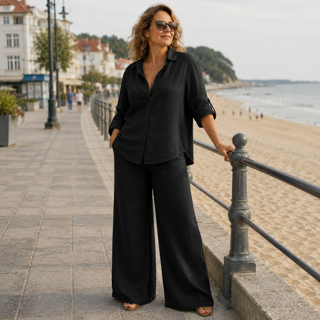 【S-5XL】Női nyári plus size szett, kényelmes, légáteresztő és izzadásgátló.