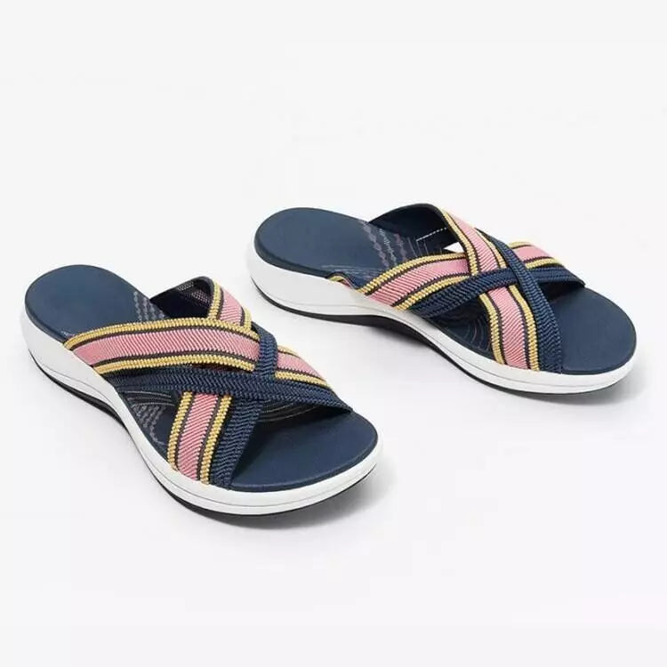 👡【35-43】Női nyári nagy méretű platformos ortopéd szandálok.